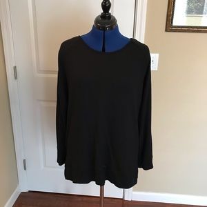 Plunge back knit tunic